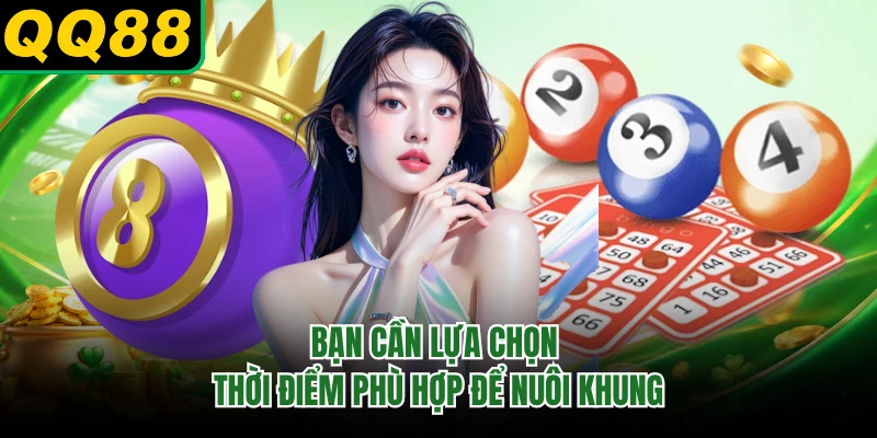 Bạn cần lựa chọn thời điểm phù hợp để nuôi khung