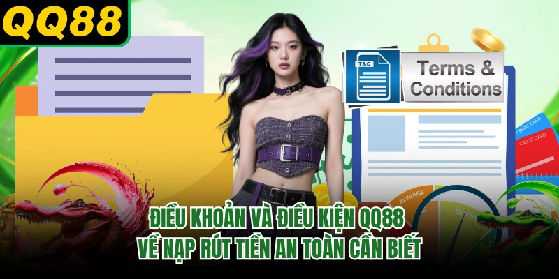 Điều khoản và điều kiện QQ88 về nạp rút tiền an toàn cần biết 